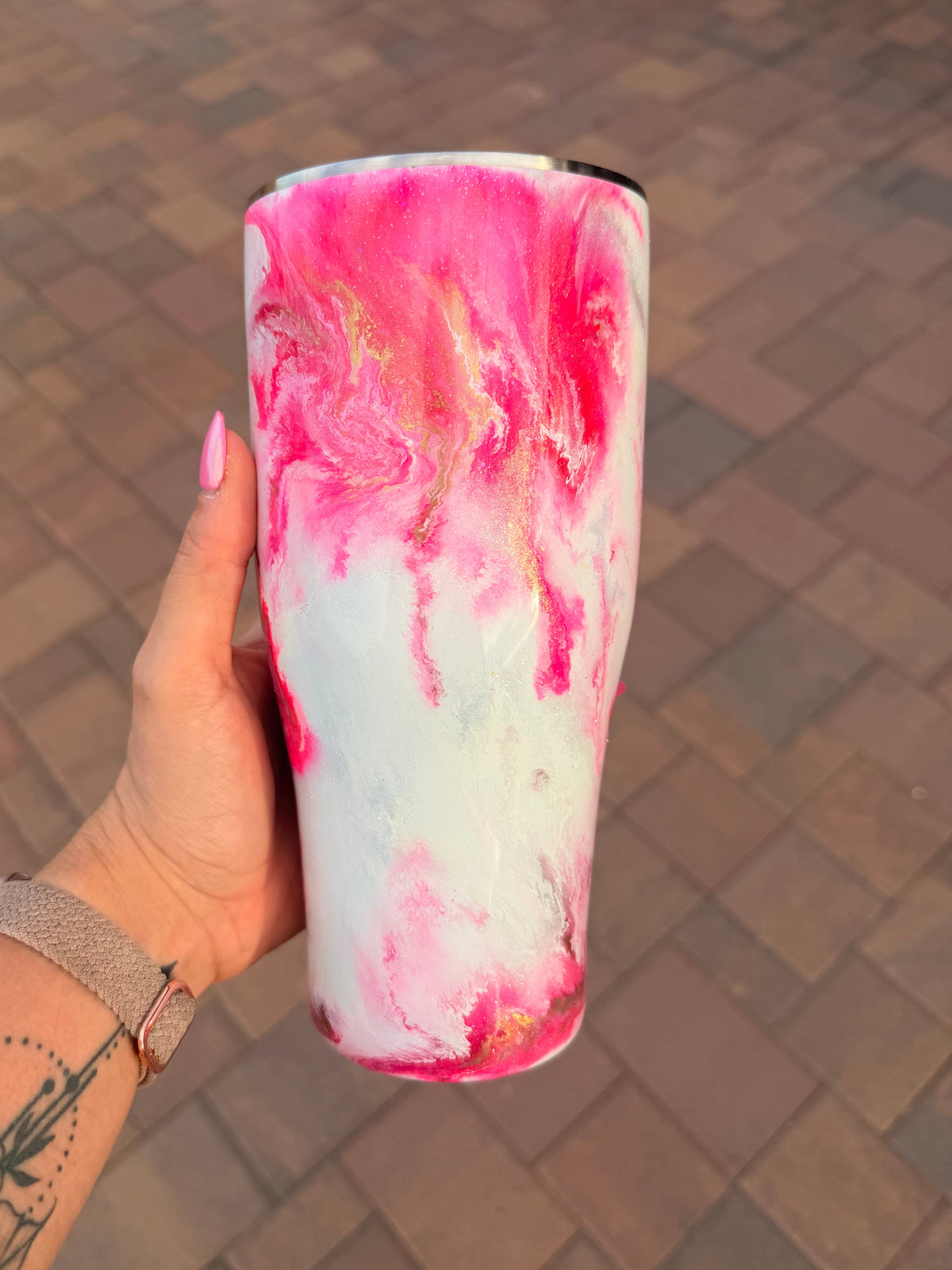 Pink & Gold Marble ✨