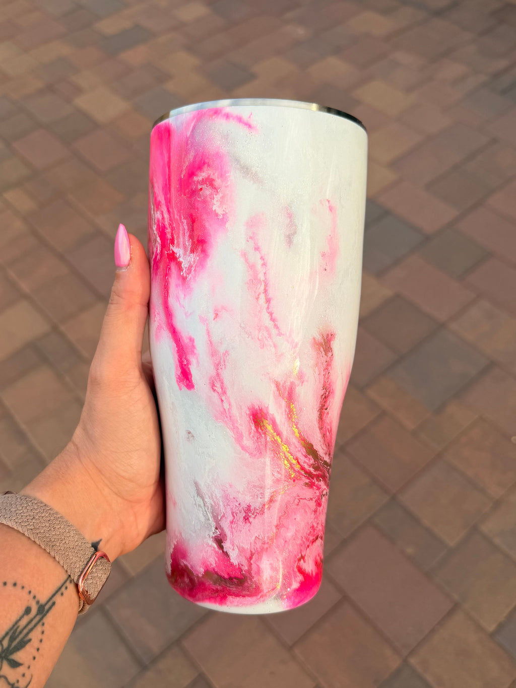 Pink & Gold Marble ✨